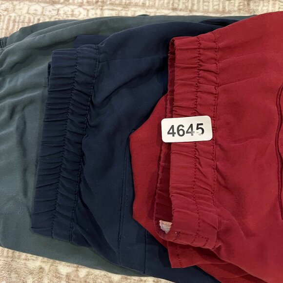 Marine Layer Allison Trouser lot burgundy teal navy blue Small - Picture 11 of 11